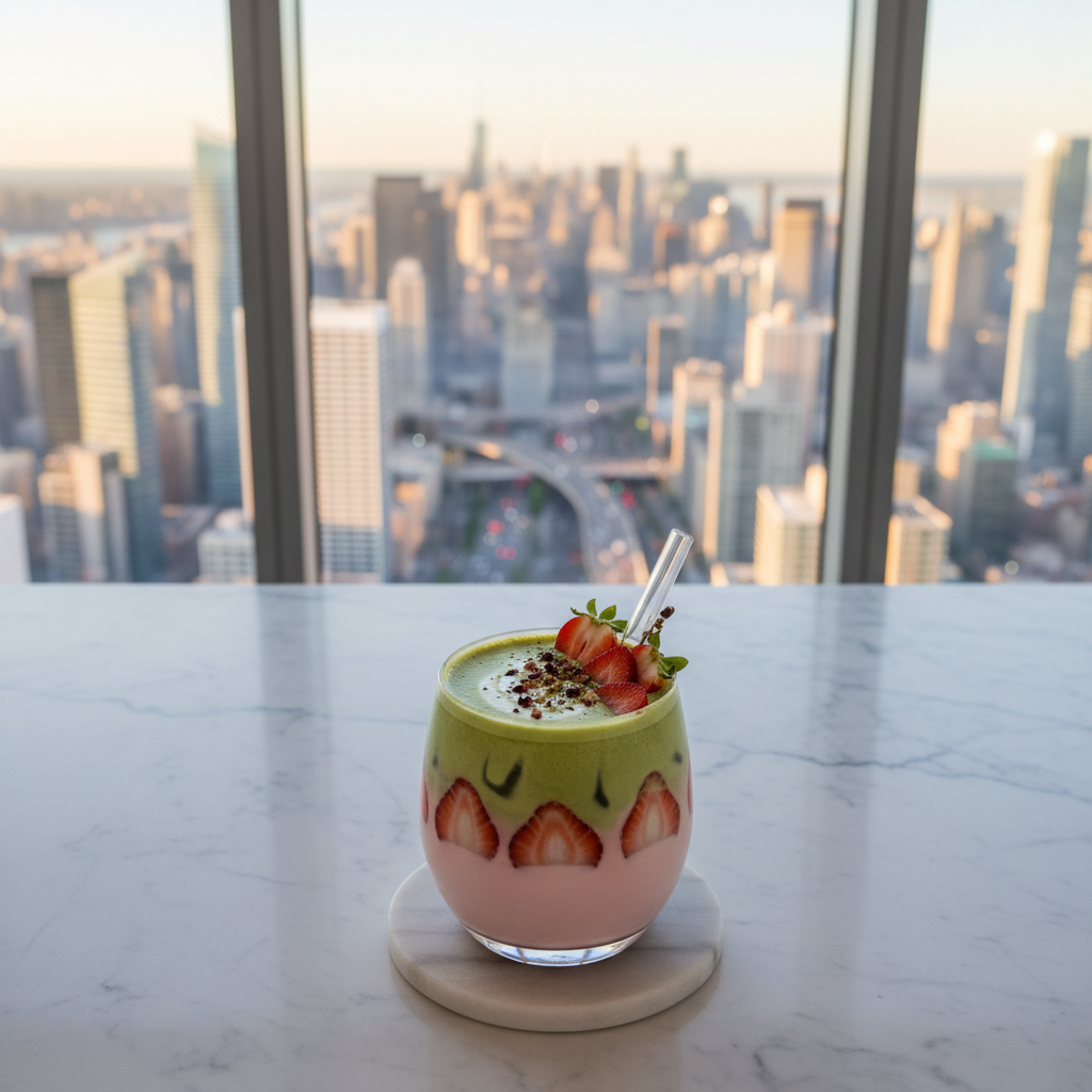 Strawberry Matcha – High Rise